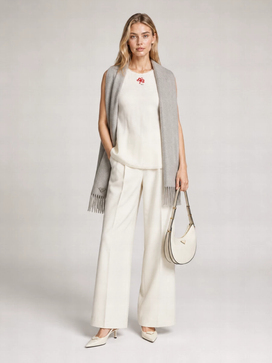 Prada linen mini dress