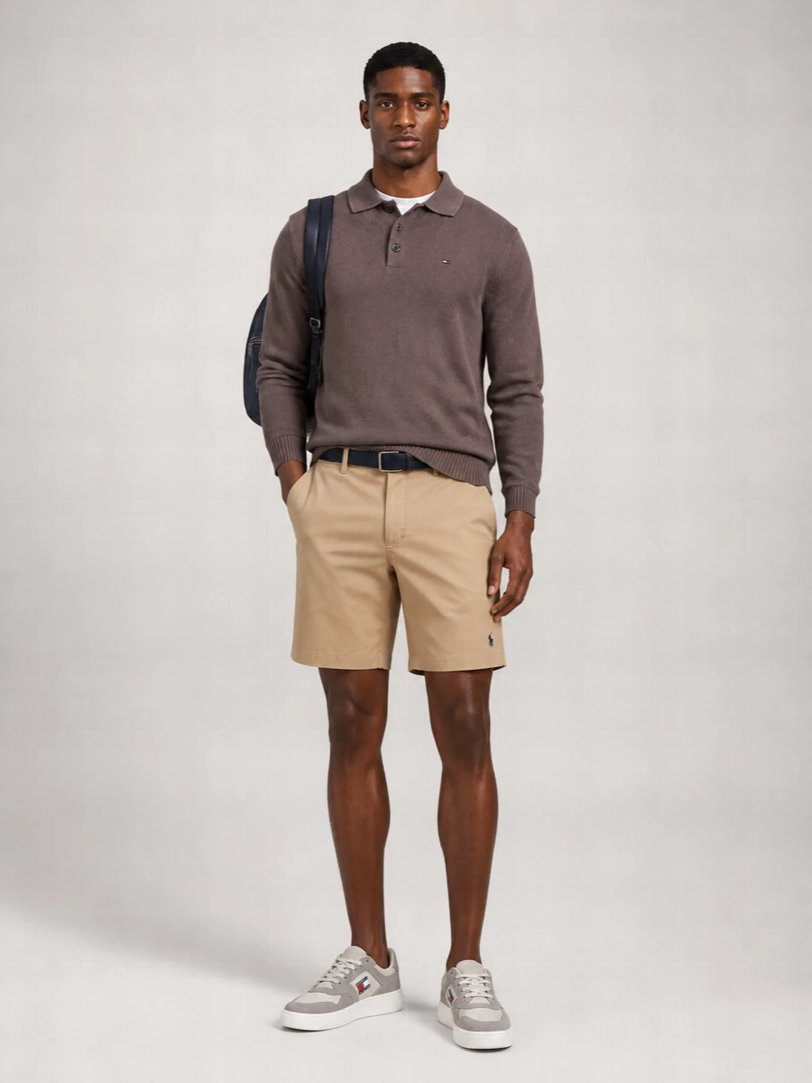 Tommy Hilfiger Leather Low-Top Sneakers