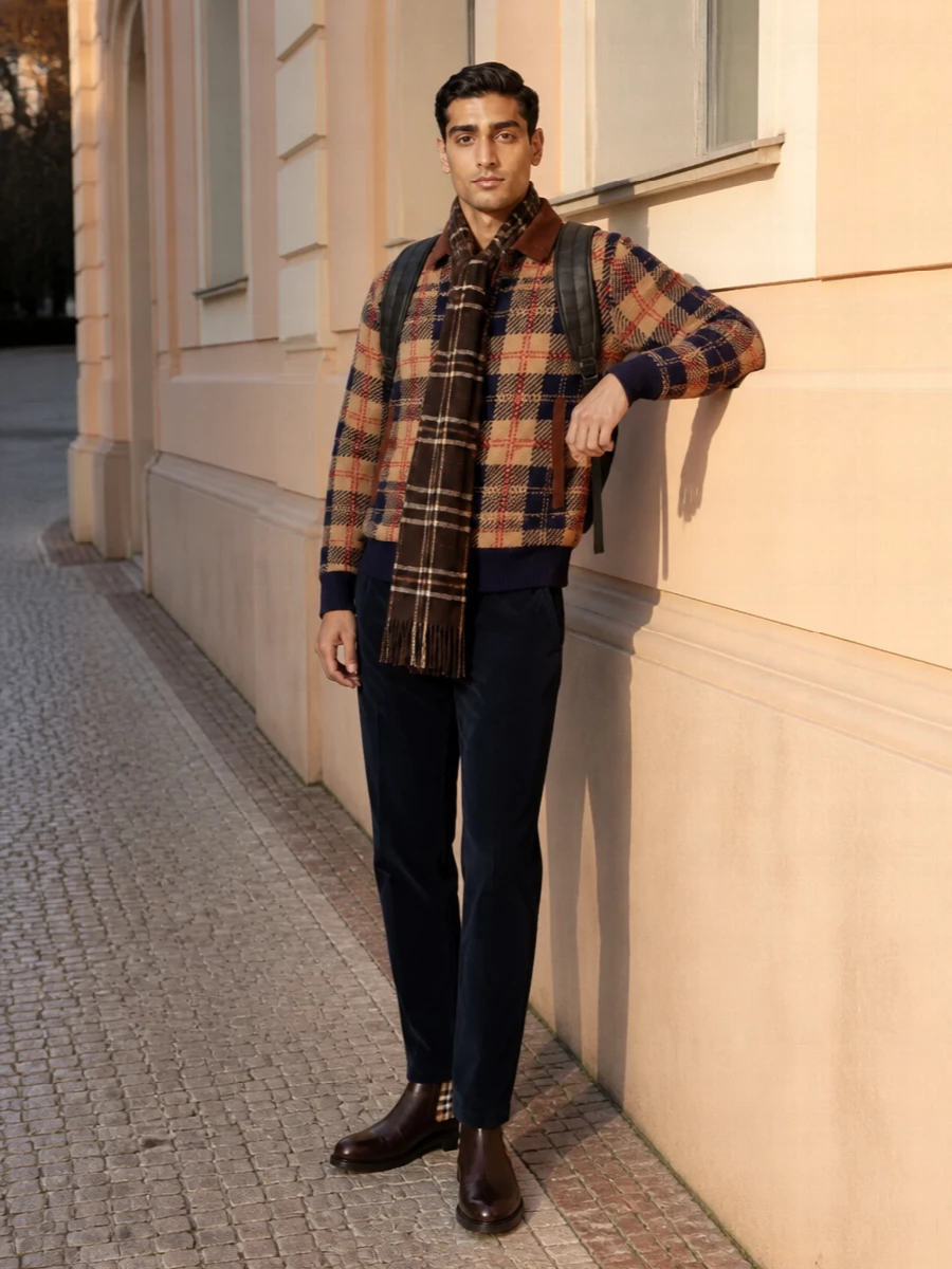 Cucinelli trouser burberry chelsea boot outfit