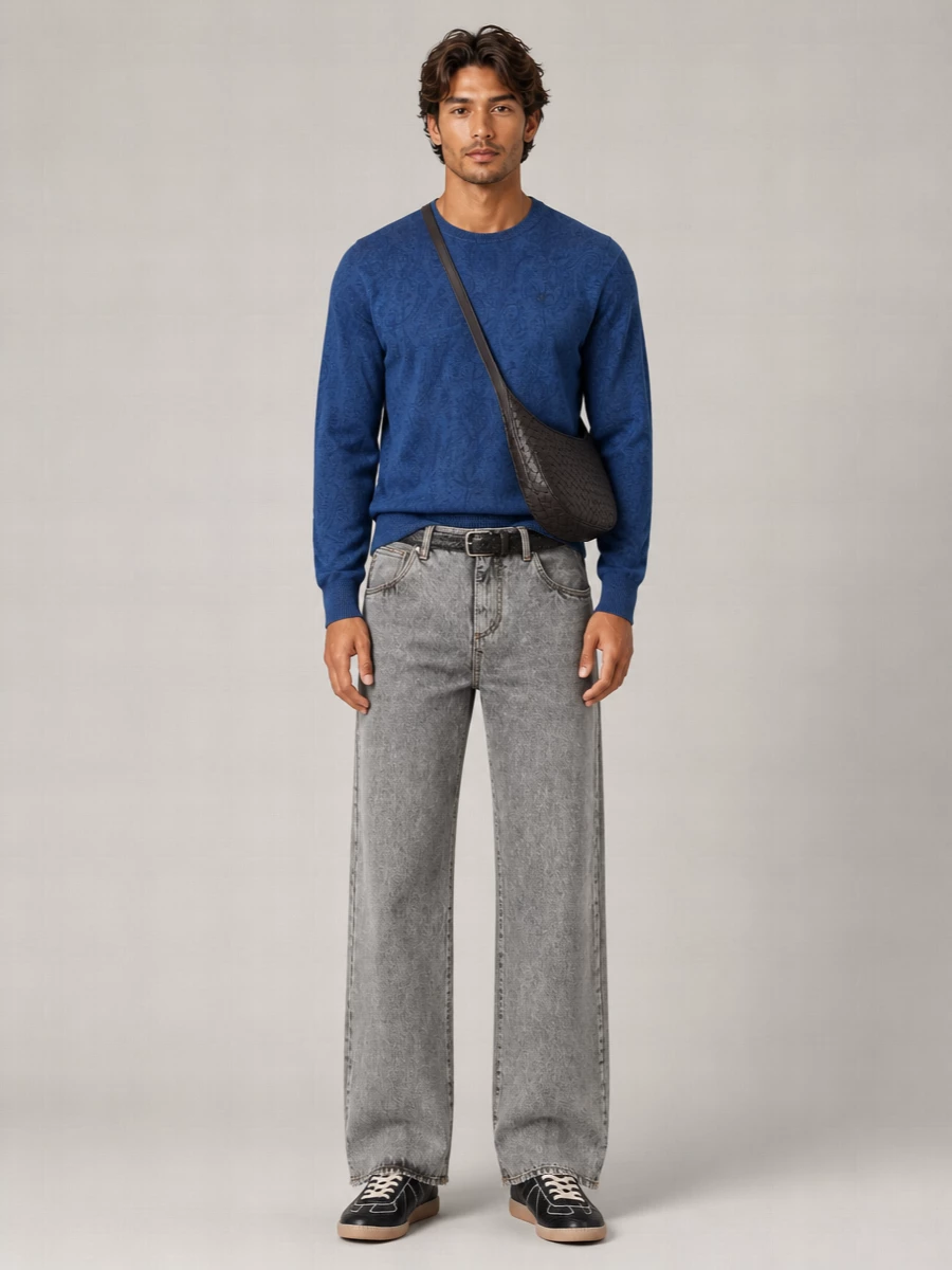 Etro Denim Easy Fit Wide-Leg Jeans