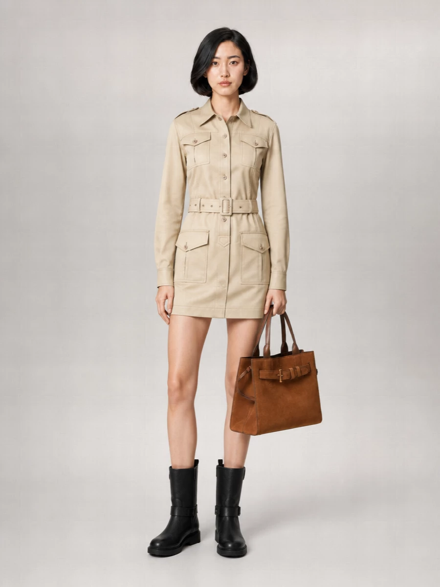 Tom Ford Audrey Small Leather Tote Bag