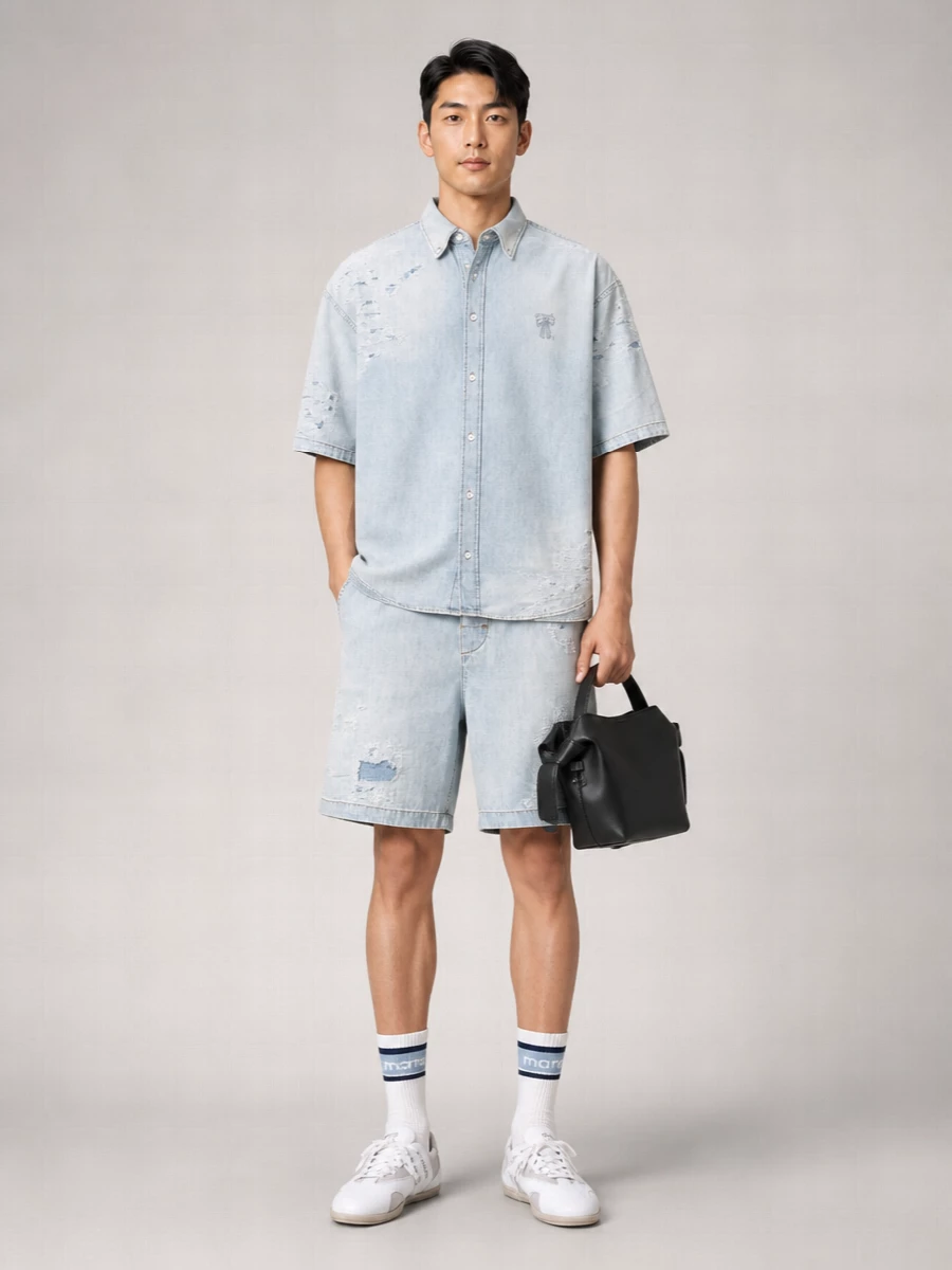 Acne Studios Cotton Chino Shorts