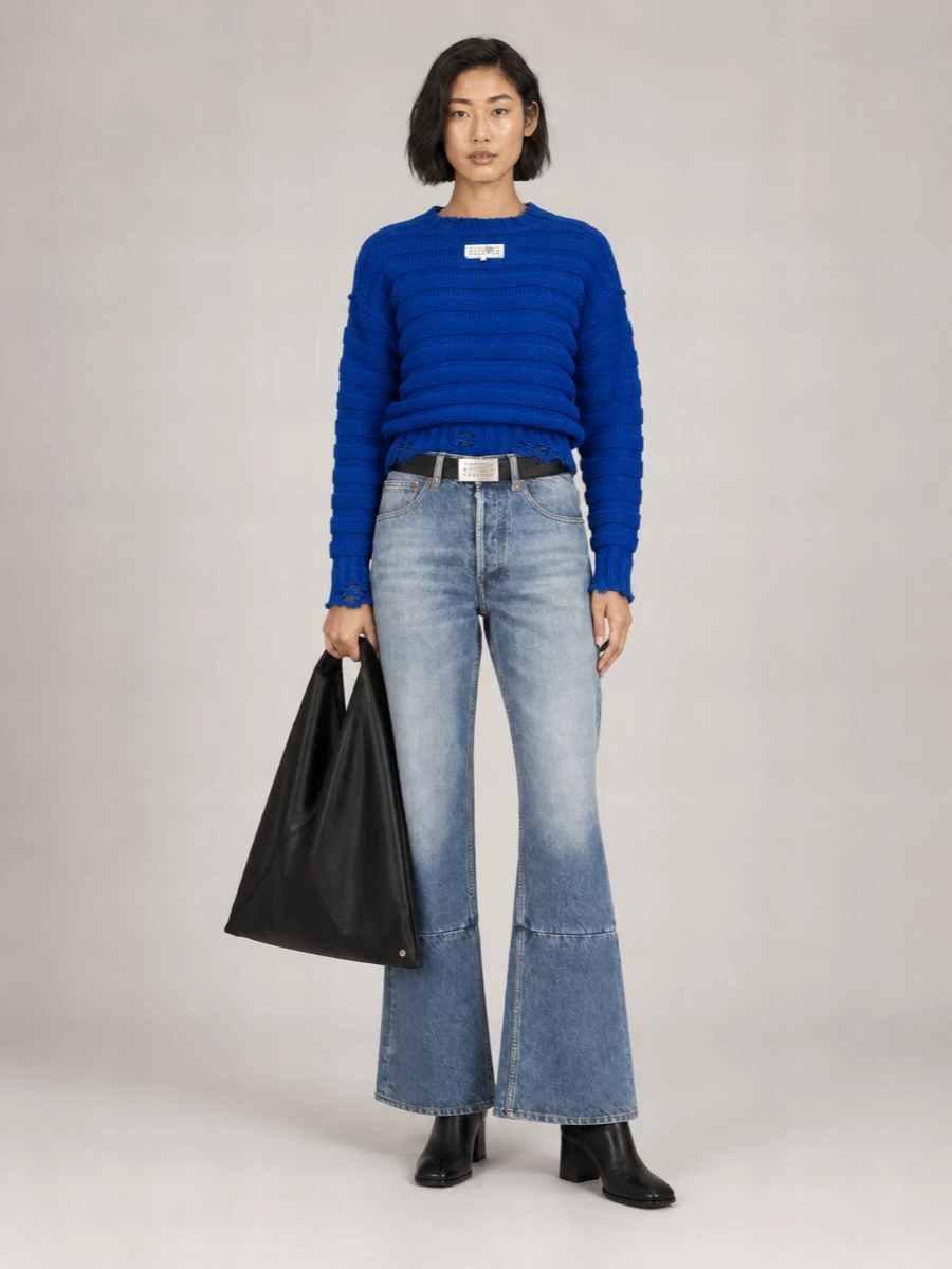 Mm6 Maison Margiela Flared Denim Jeans