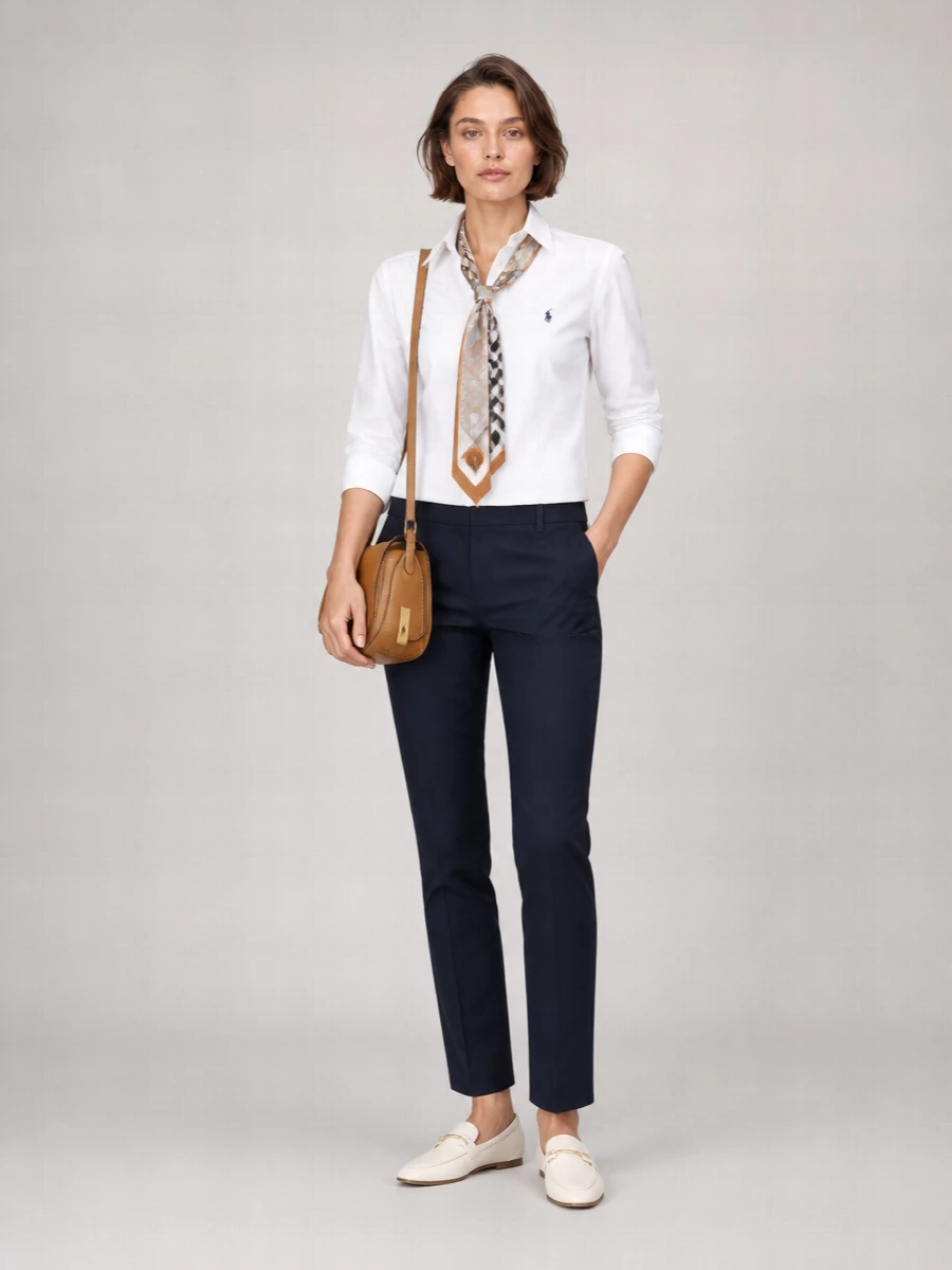 Polo Ralph Lauren Cotton Slim-Fit Long-Sleeve Shirt