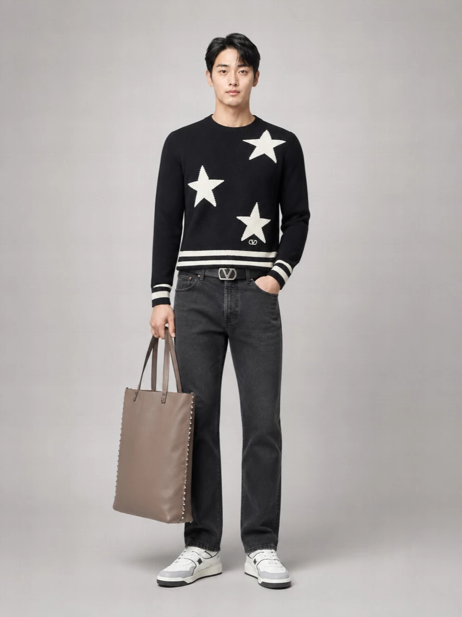 Valentino Garavani Cashmere Regular-Fit Crew-Neck Jumper