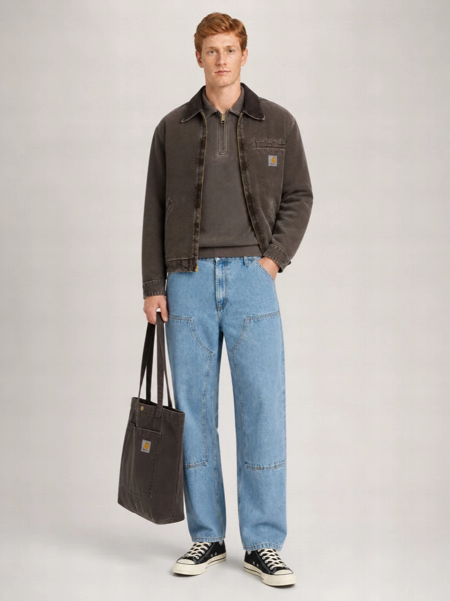 Carhartt Wip Denim Single-Breasted Jacket