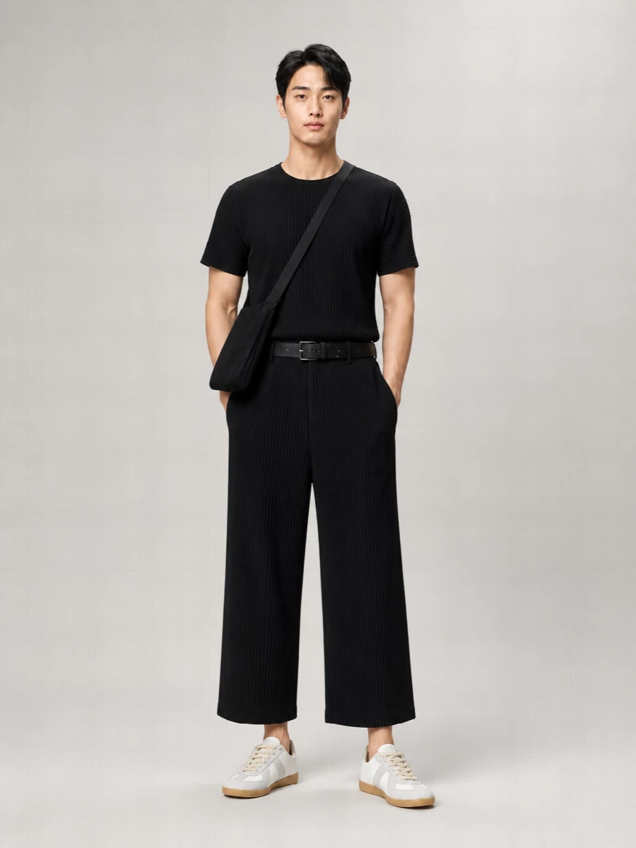 Homme Plisse Issey Miyake Wide-Leg Trousers