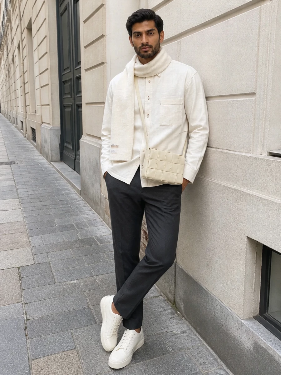 Jacquemus shirt prada tailoring outfit