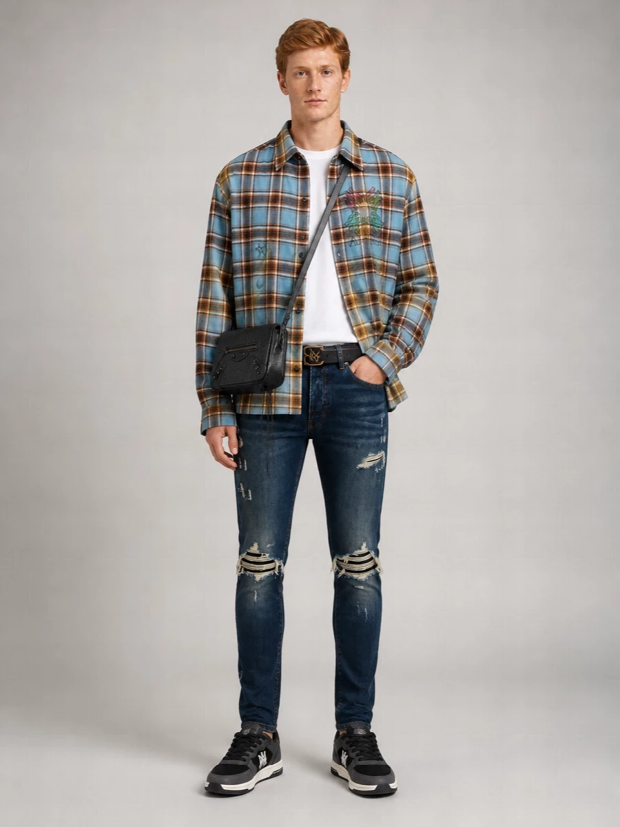 Amiri denim mx1 skinny jeans