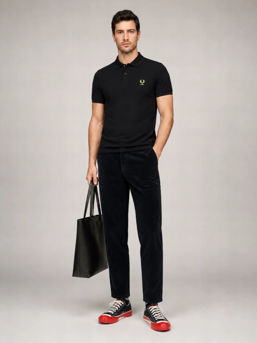 Comme des Garçons cotton piqué regular-fit polo shirt
