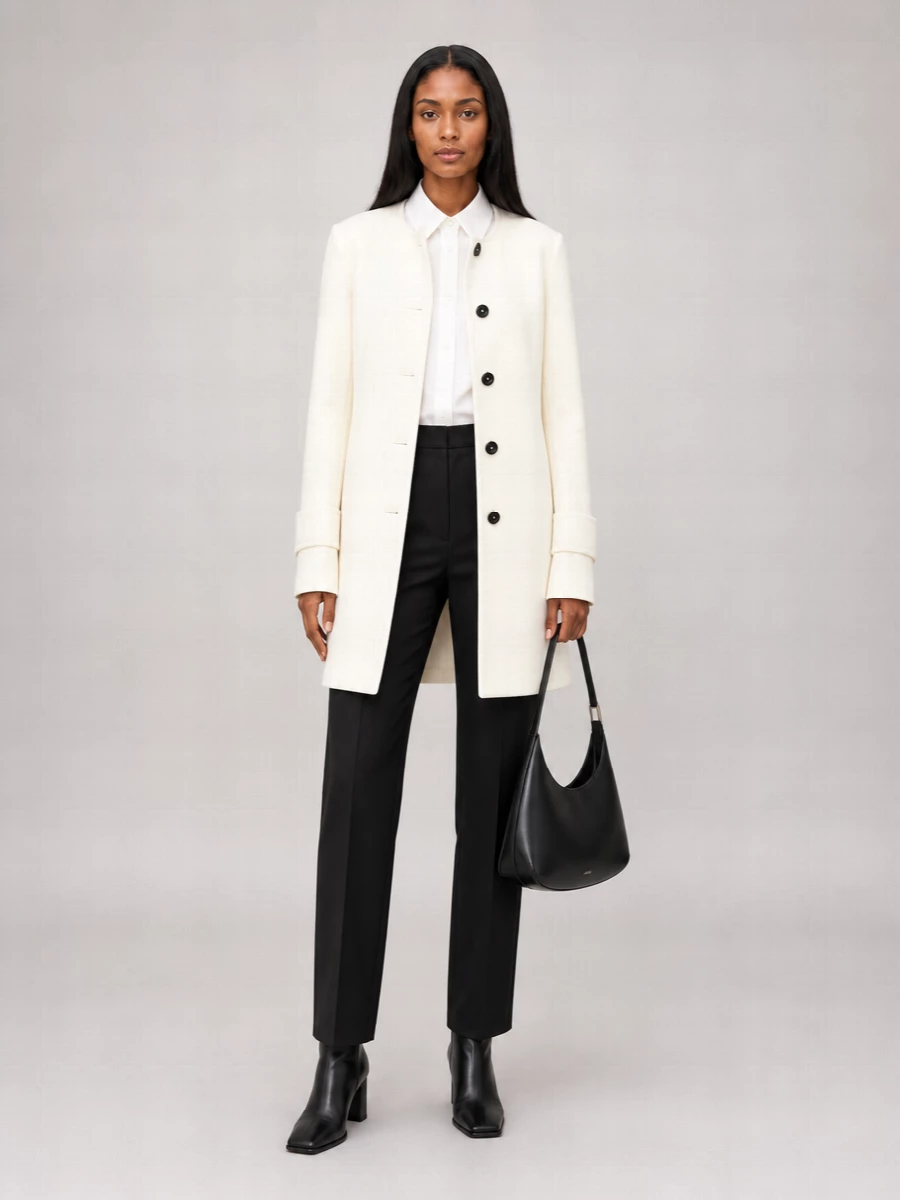 Jil Sander Wool Fitted Jacket
