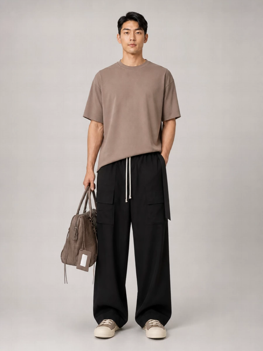Rick Owens Drkshdw Cotton Low-Top Sneakers