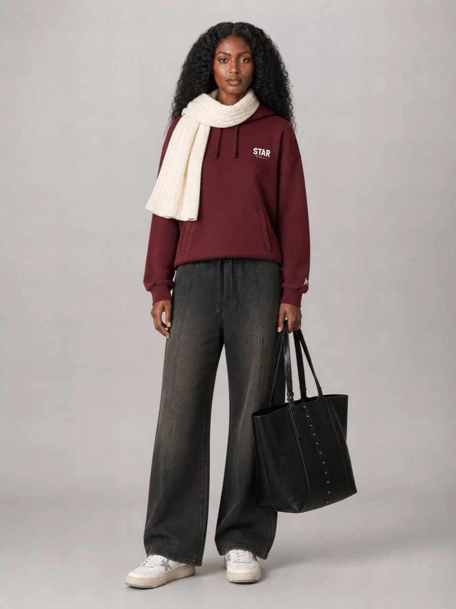 Golden Goose Cotton Wide-Leg Track Pants