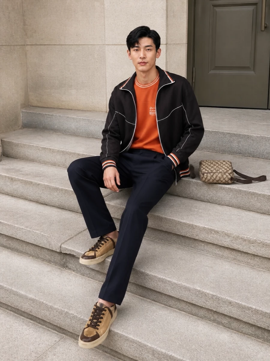 Golden goose track jacket gucci bag outfit
