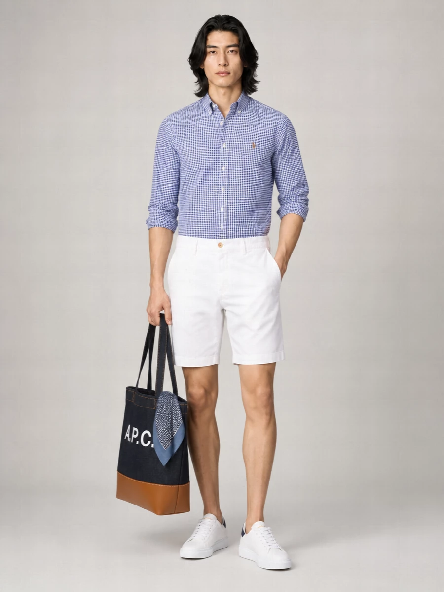 Ralph Lauren Checked Cotton Long-Sleeve Shirt