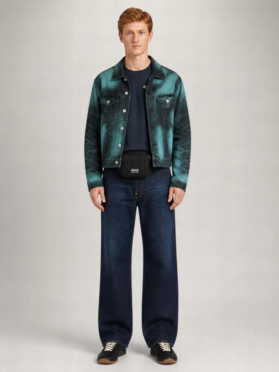 Kenzo Denim Oversized Trucker Jacket