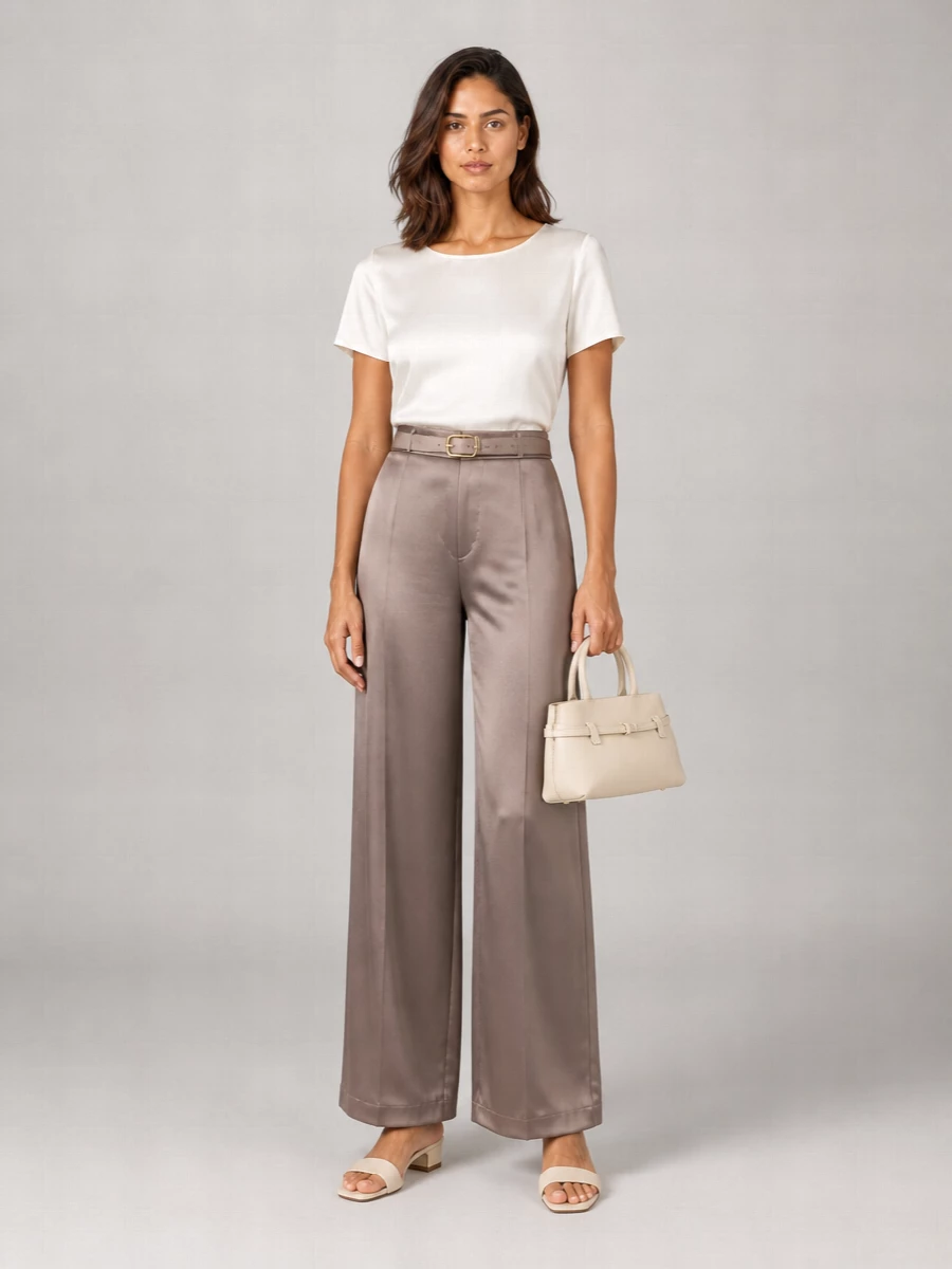 Emporio Armani Wide-Leg Trousers