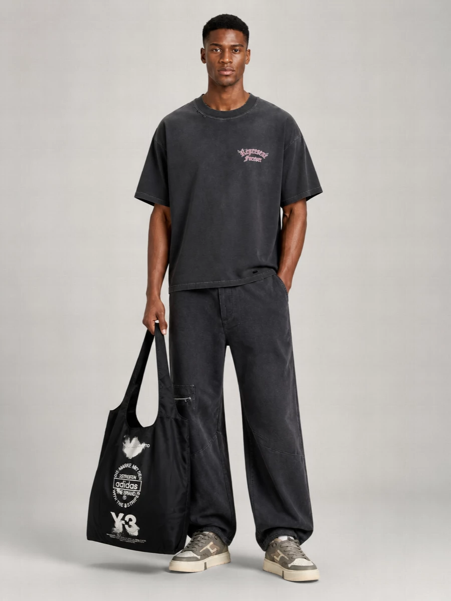 Represent Cotton Logo Print T-Shirt