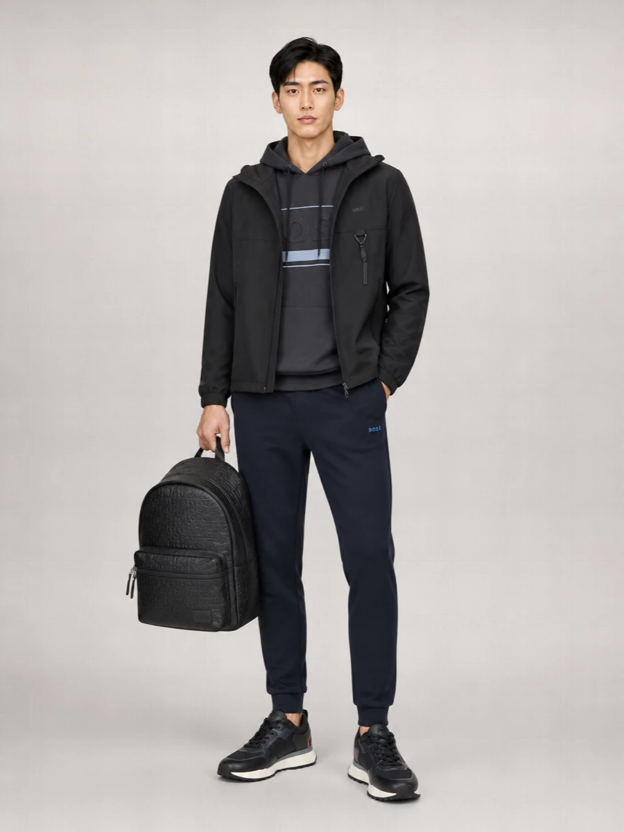Boss Polyester Low-Top Sneakers
