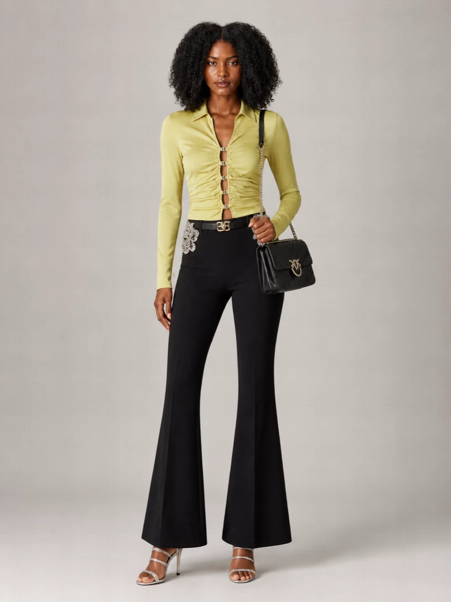 Pinko Leather Crossbody Bag