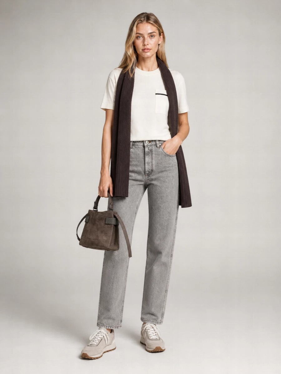 Brunello Cucinelli Leather Sneakers