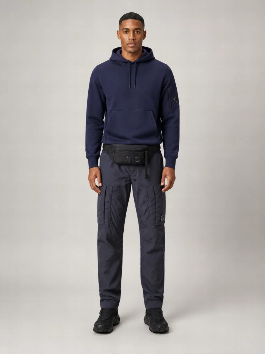 C.p. Company Cotton Hooded Sweatshirt