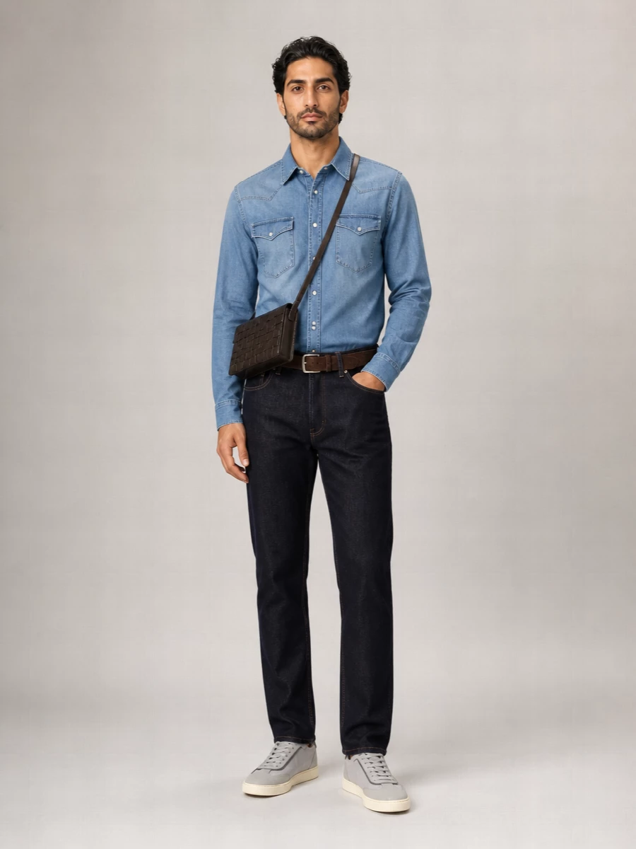 Brunello Cucinelli Denim Shirt