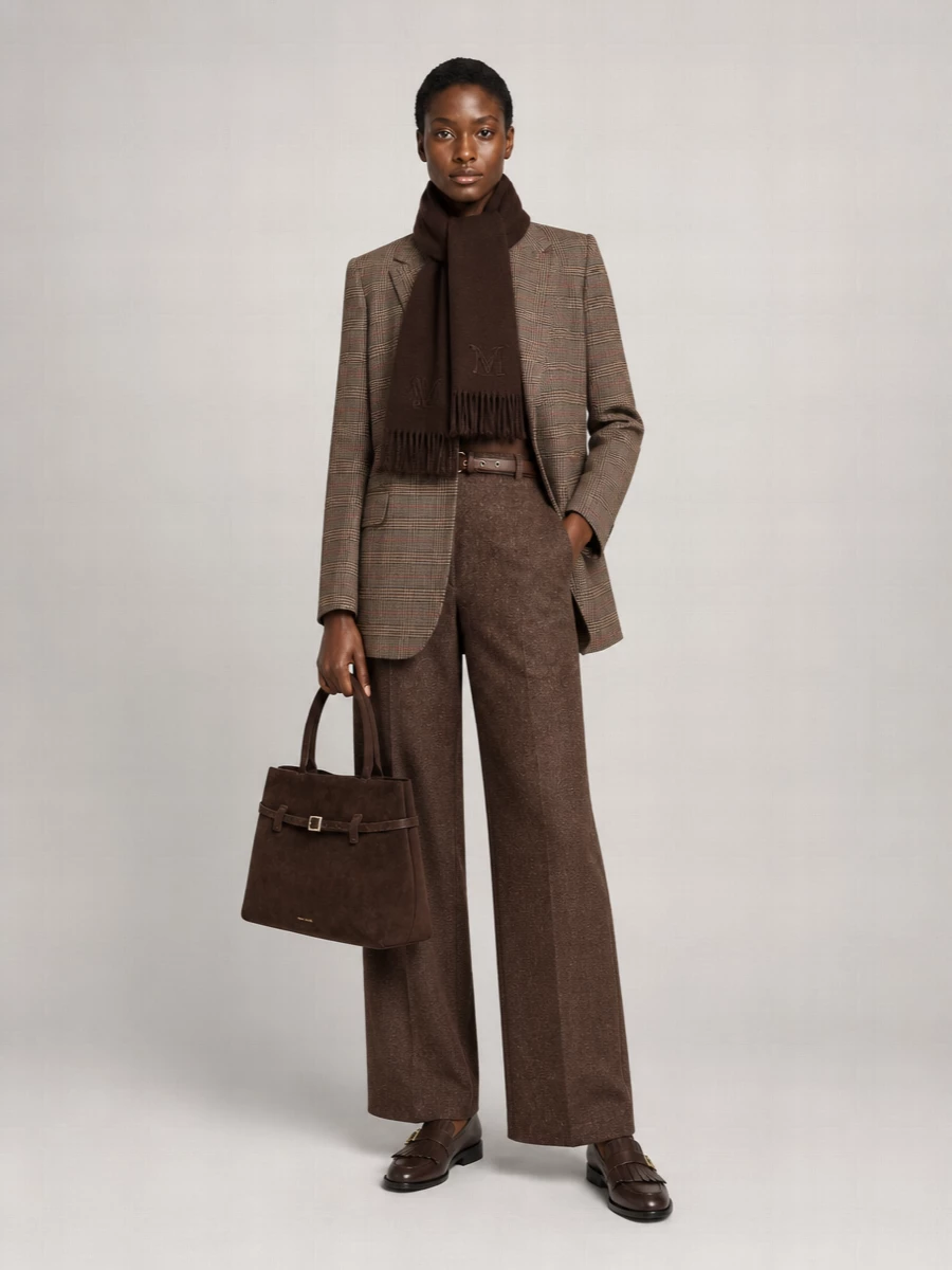 S Max Mara High-Rise Wide-Leg Trousers