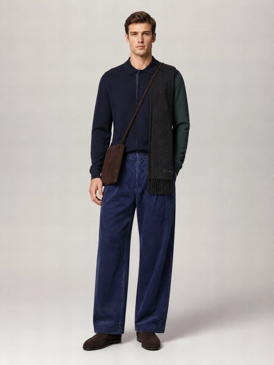 Paul Smith cotton straight-leg trousers