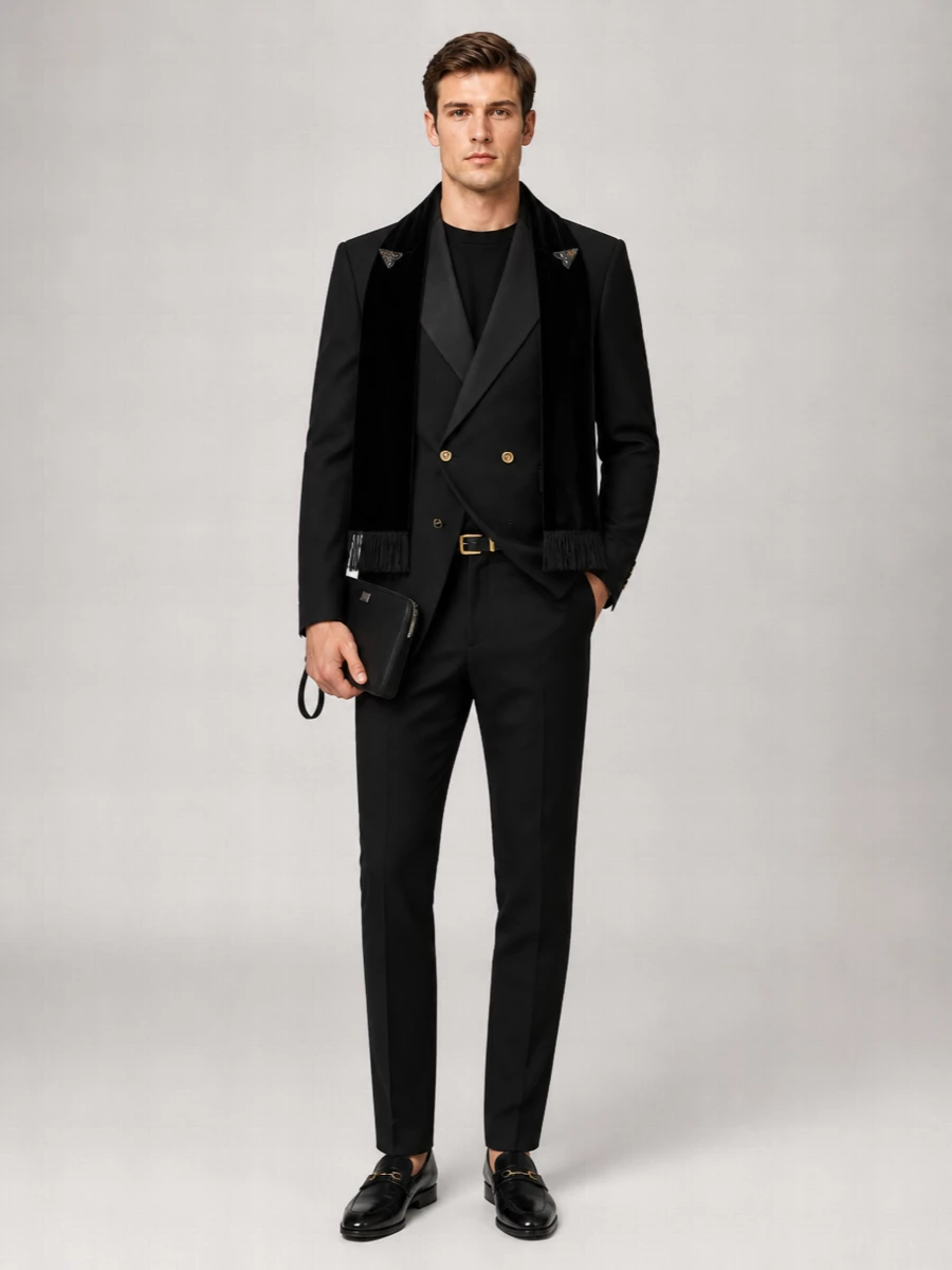 Versace Virgin Wool Blazer