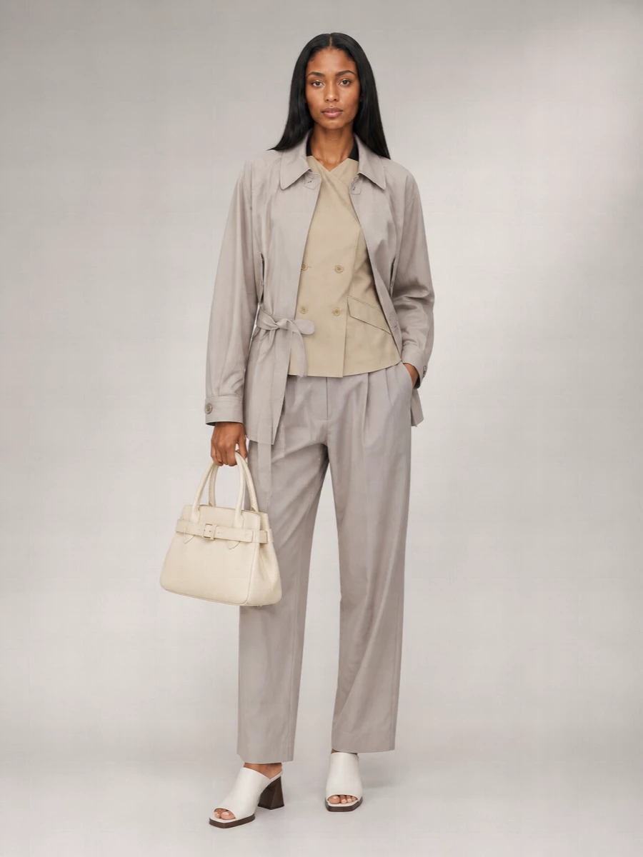 Magda Butrym Belted Single Breasted Coat