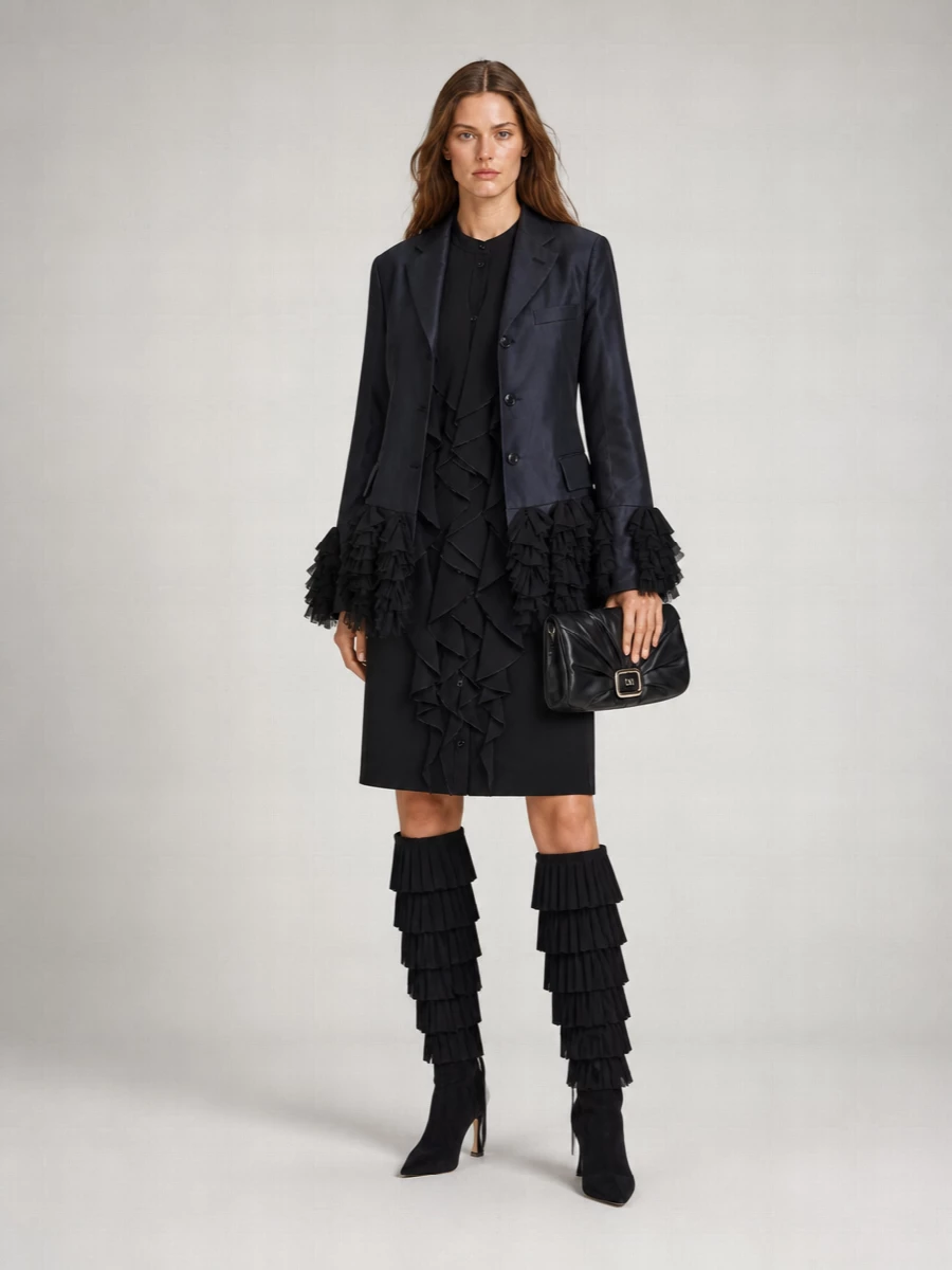 Manolo Blahnik Suede Leather Boots