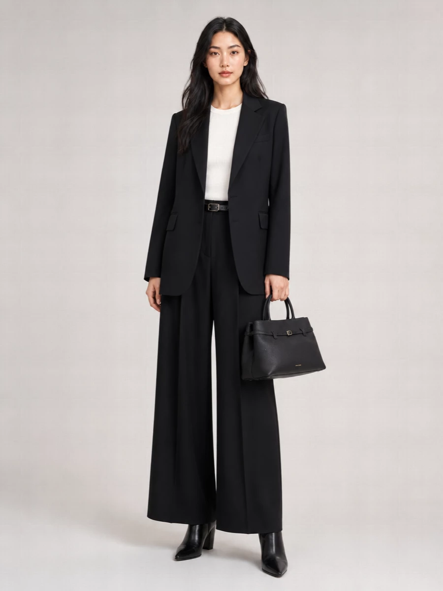 Sportmax Virgin Wool Oversized Blazer