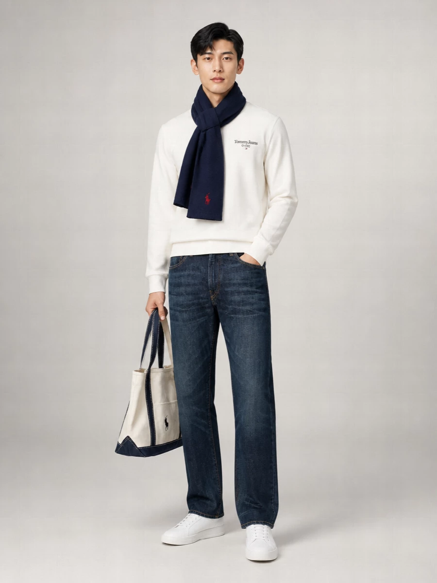 Tommy Hilfiger Cotton Crew Neck Sweatshirt