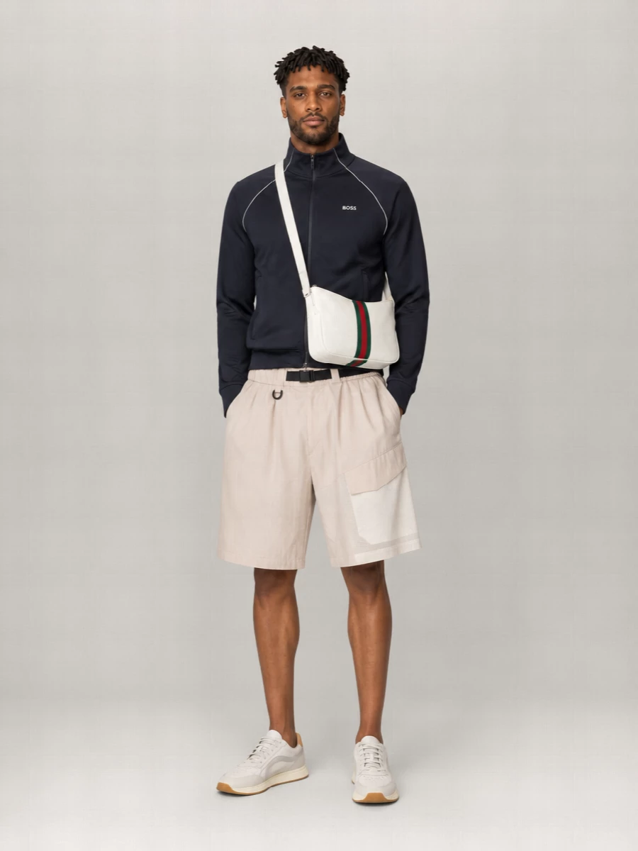 Boss Leather Low-Top Sneakers