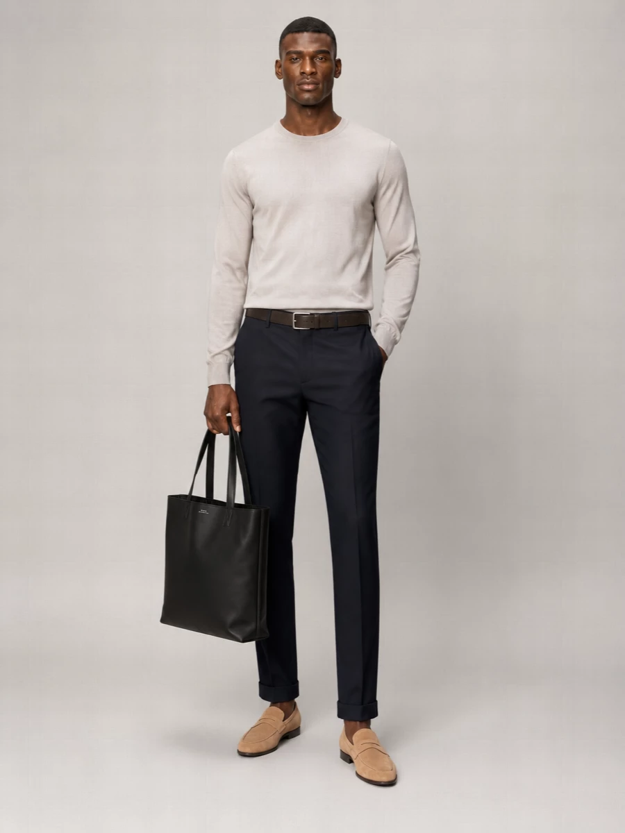Dondup Cotton Straight-Leg Trousers