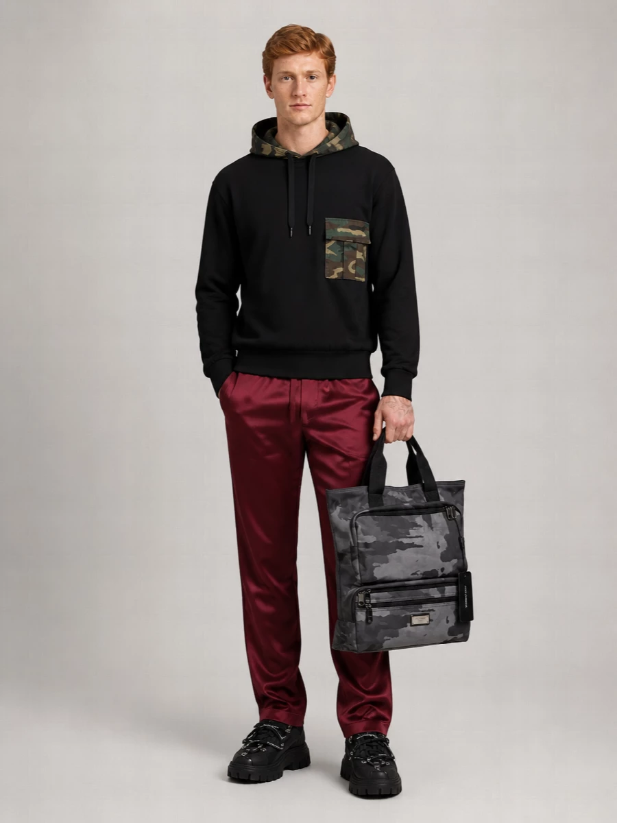 Dolce&Gabbana Leather Low-Top Lace-Up Sneakers
