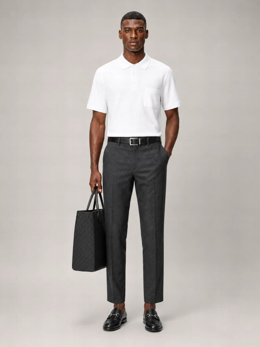 Gucci Cashmere-Blend High-Rise Straight-Leg Trousers