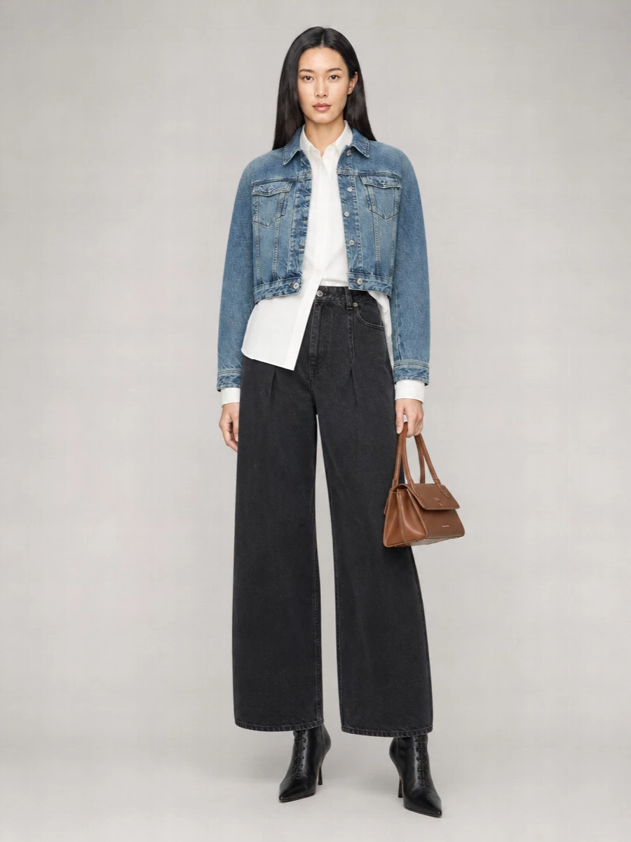 Jacquemus Denim Cropped Jacket
