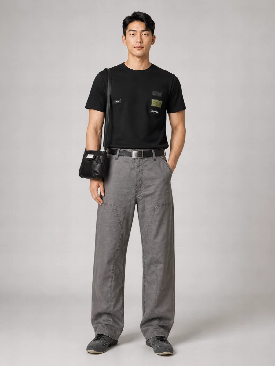 Mm6 Maison Margiela Canvas Low-Top Sneakers