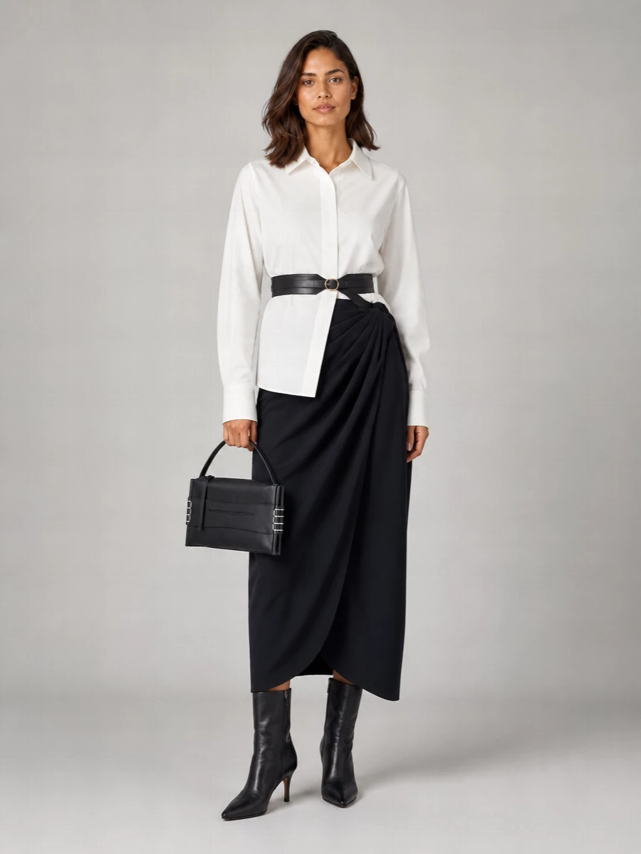 JW Anderson cotton wide-leg trousers