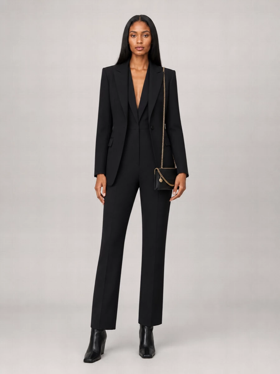 Stella Mccartney Wool Single-Breasted Blazer