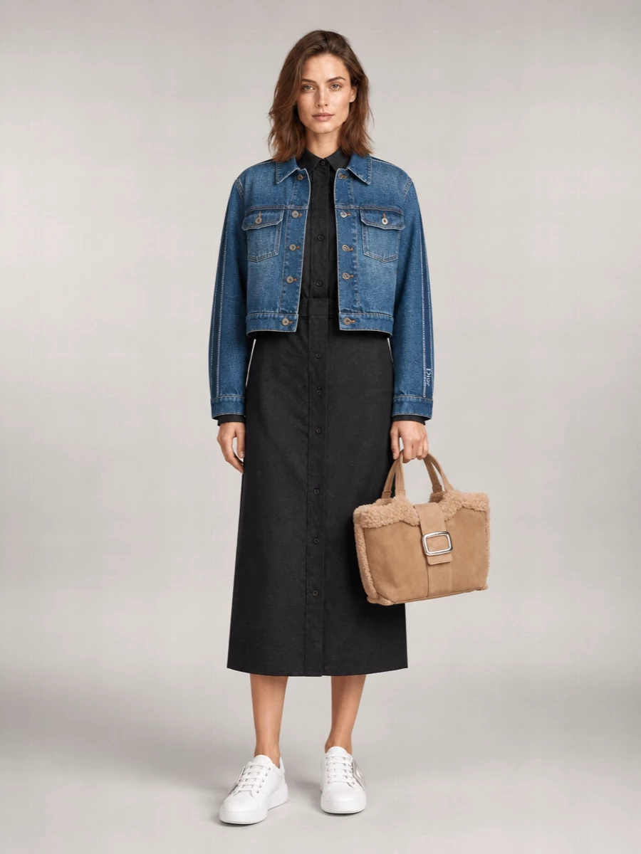 Roger Vivier Leather Low-Top Sneakers