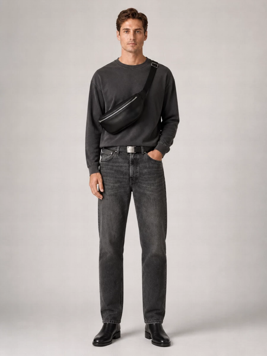 Our Legacy Denim Relaxed-Fit Wide Straight-Leg Jeans