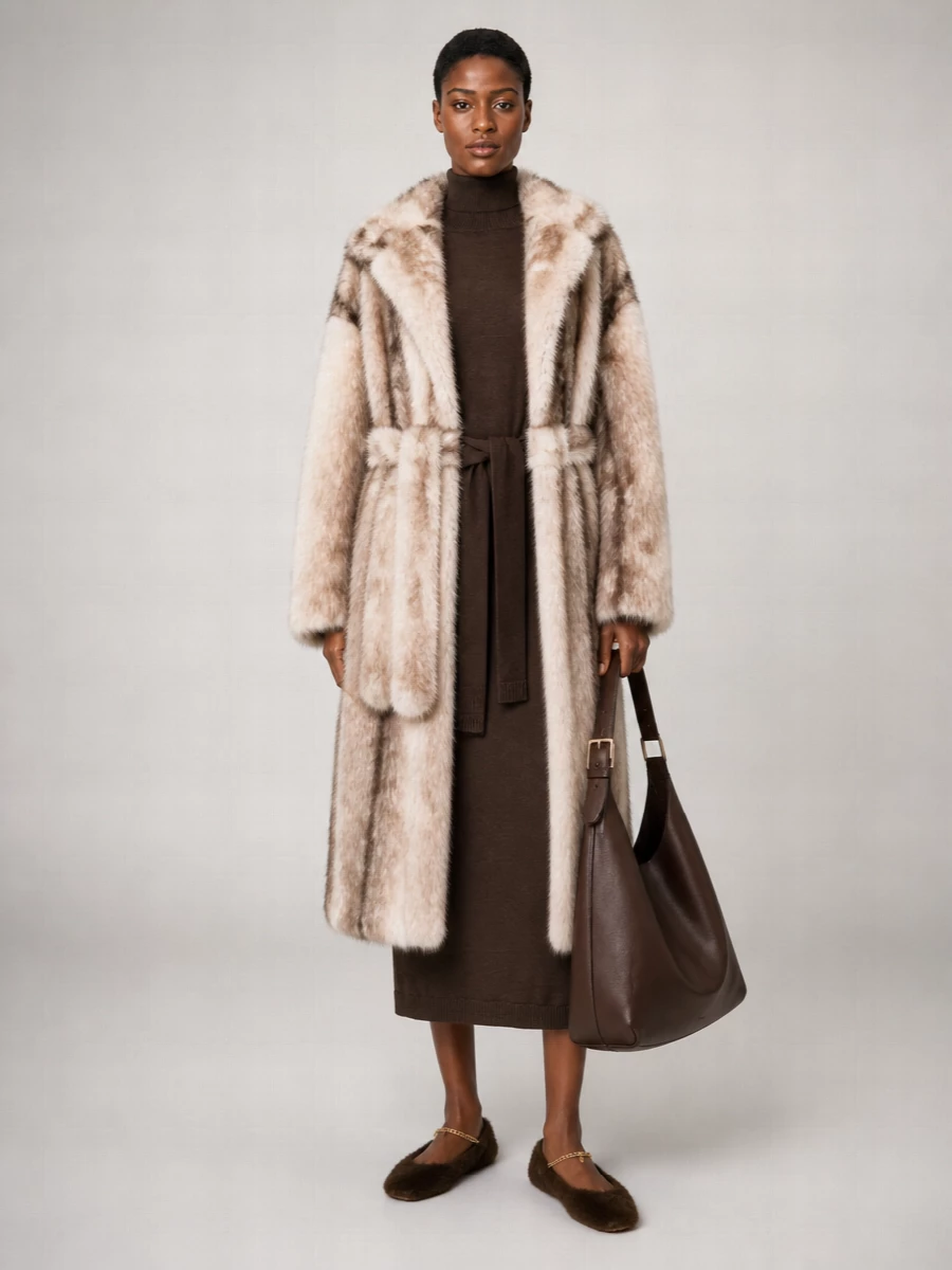 Stella Mccartney Faux Fur Ballerina Flats