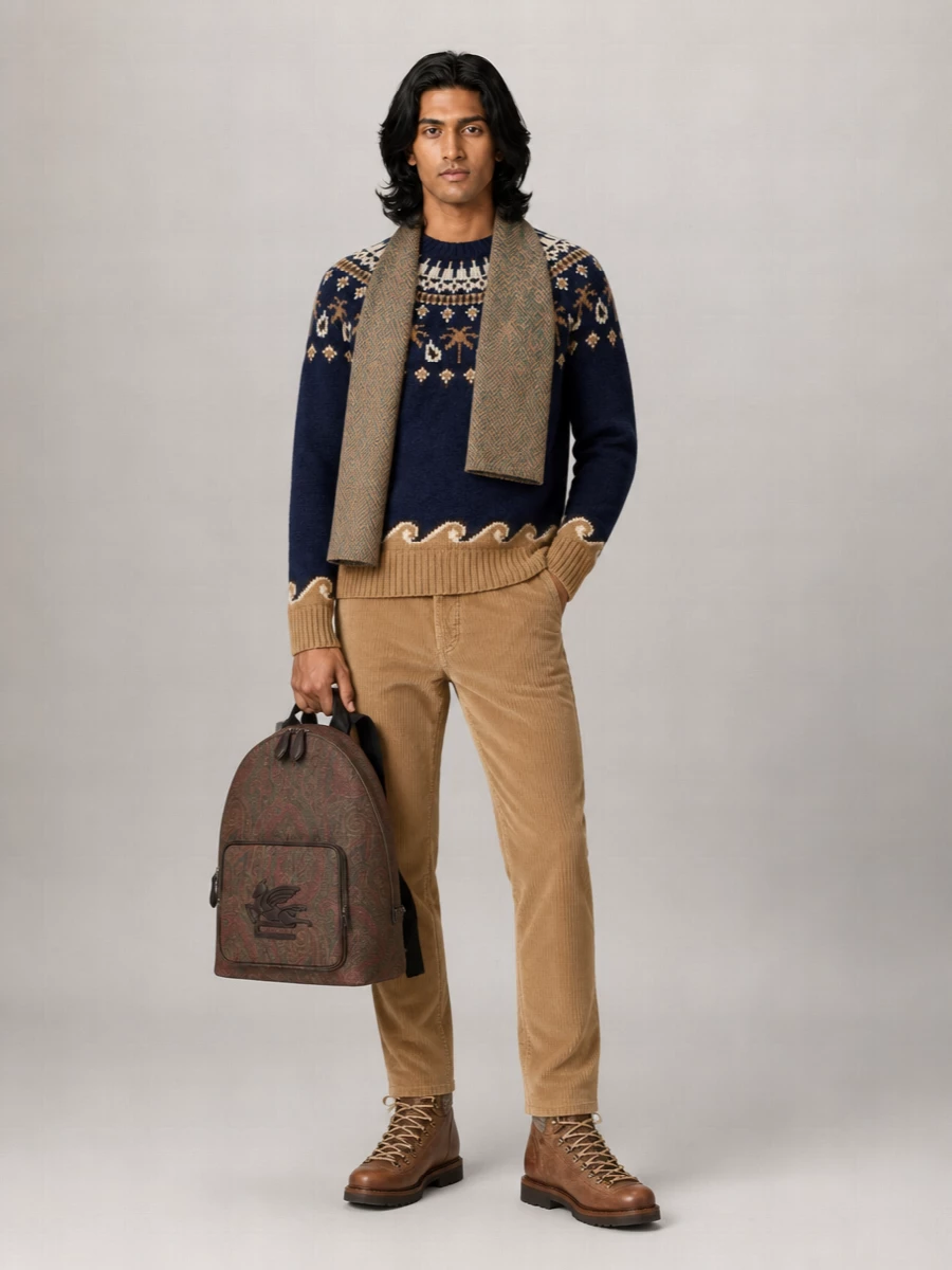 Alanui Embroidered Virgin Wool Sweater