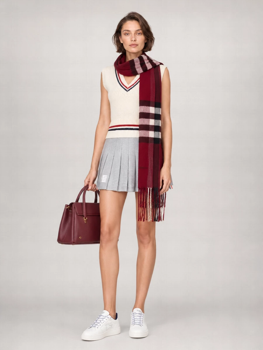 Thom Browne wool mohair tank top