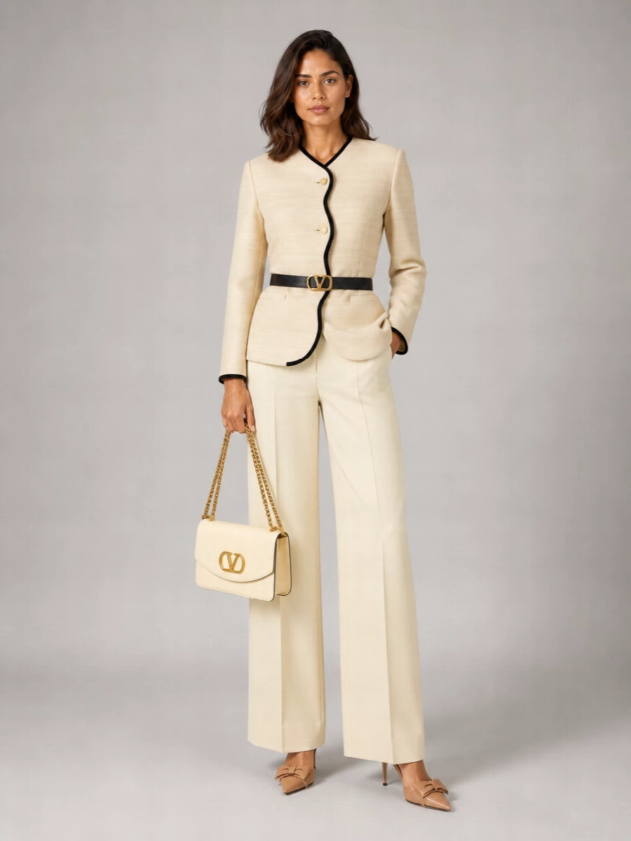 Valentino Garavani Silk Blend Blazer