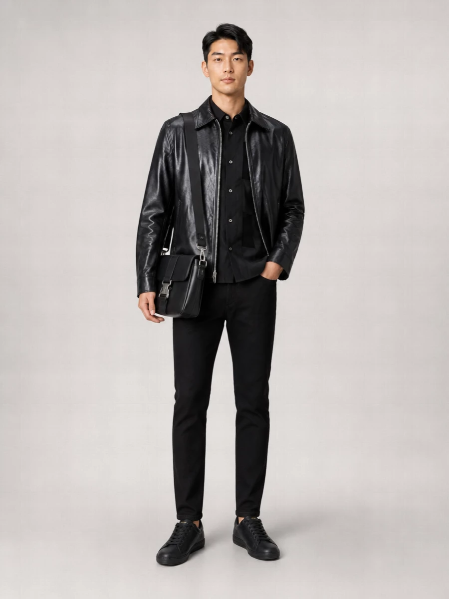 Our Legacy Leather Mini Jacket