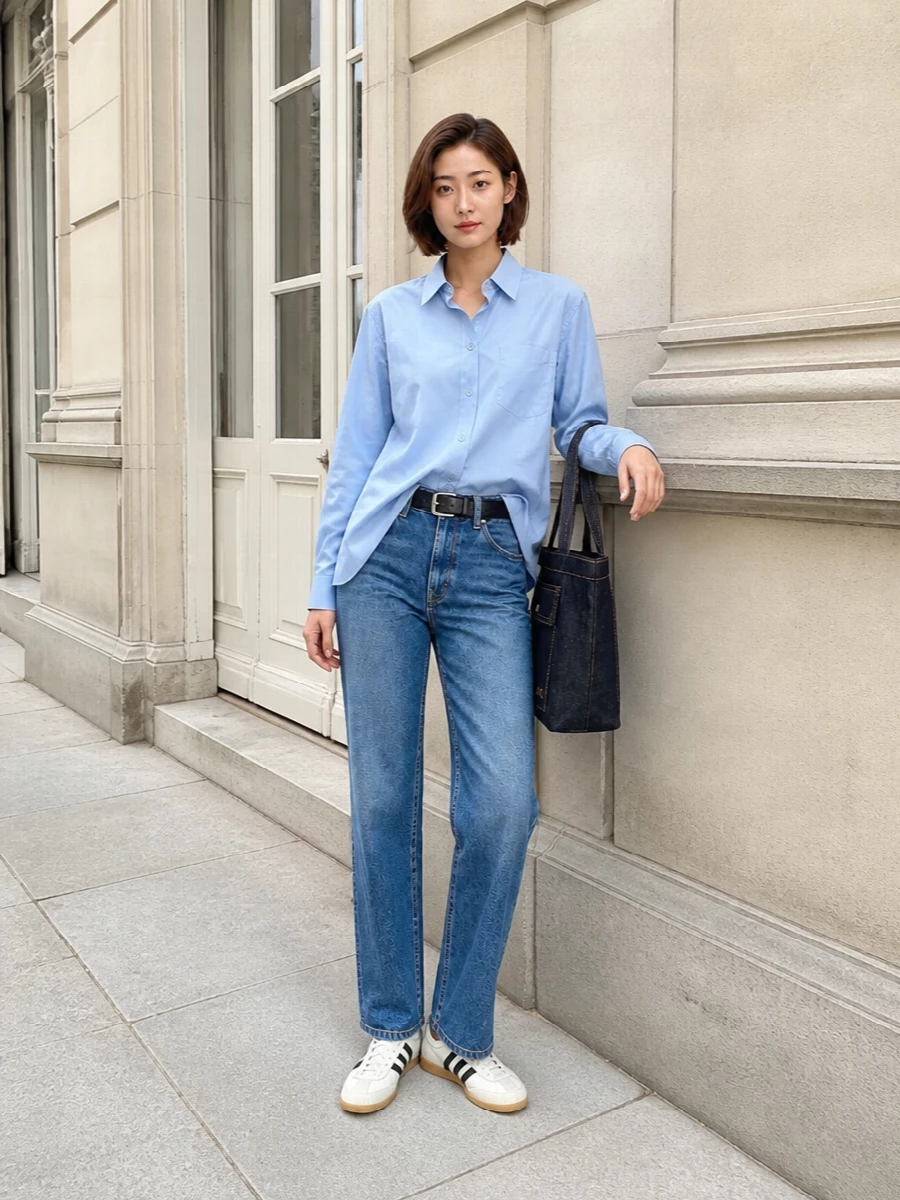 Frankie shop shirt adidas japan sneakers denim
